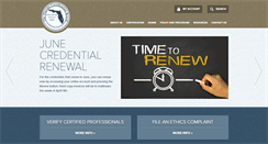 Desktop Screenshot of flcertificationboard.org